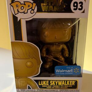 Funko Luke Skywalker Gold Collectible Figure